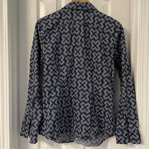 Brooks Brothers Navy and White Button Down Shirt - Picture 2 of 4